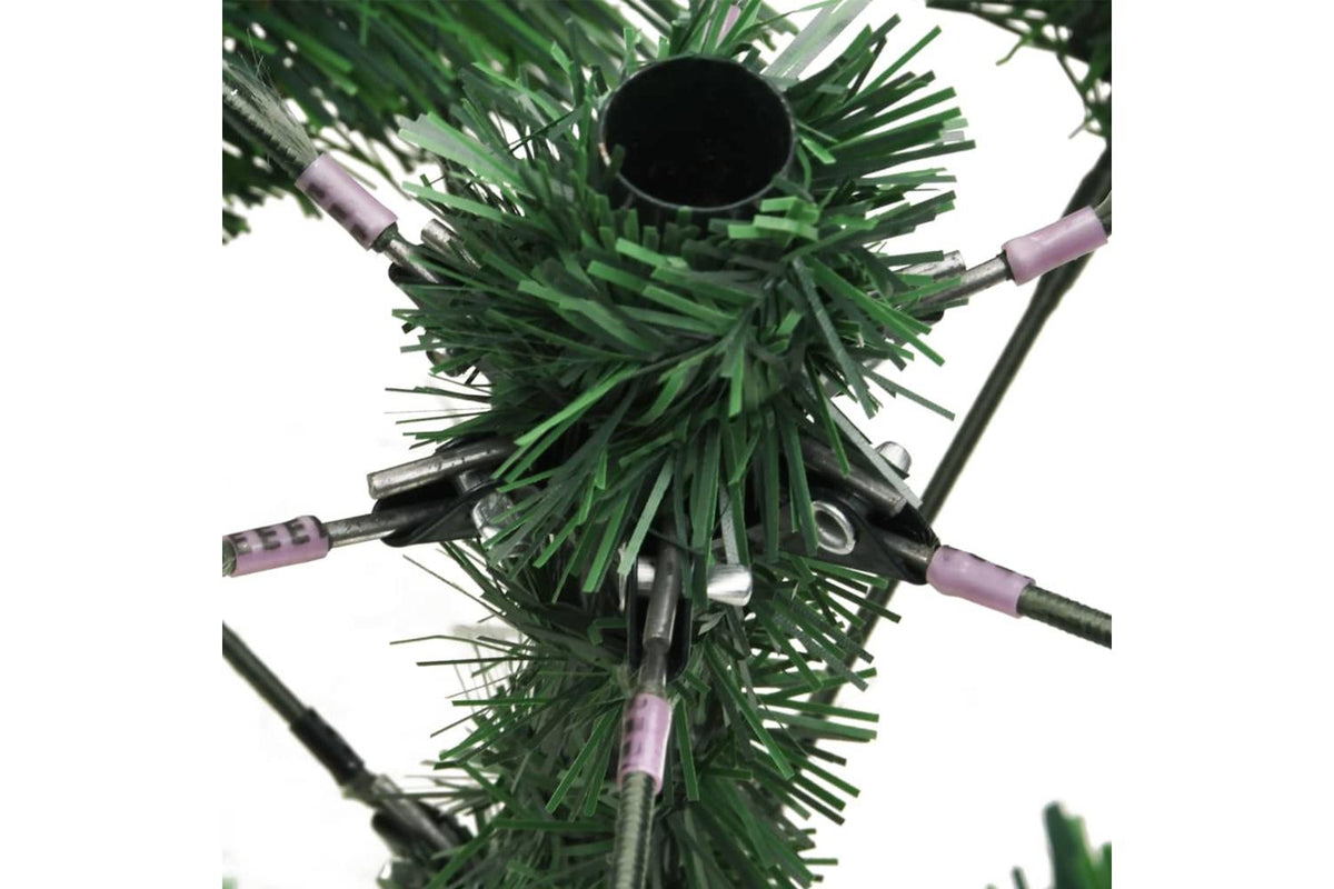 Vidaxl Artificial Hinged Christmas Tree With Cones And Berries 150 Cm-6