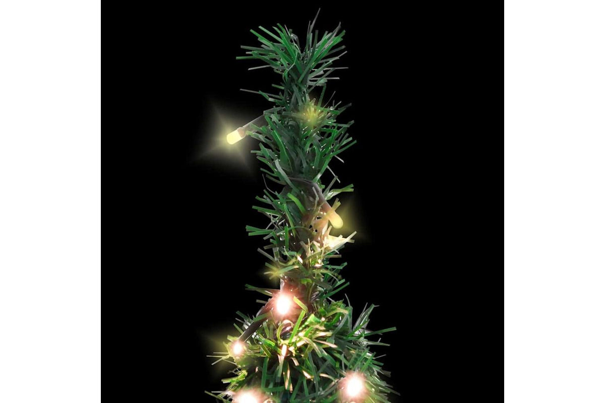 Vidaxl Artificial Christmas Tree Pop-up 50 Leds Green 120 Cm-3