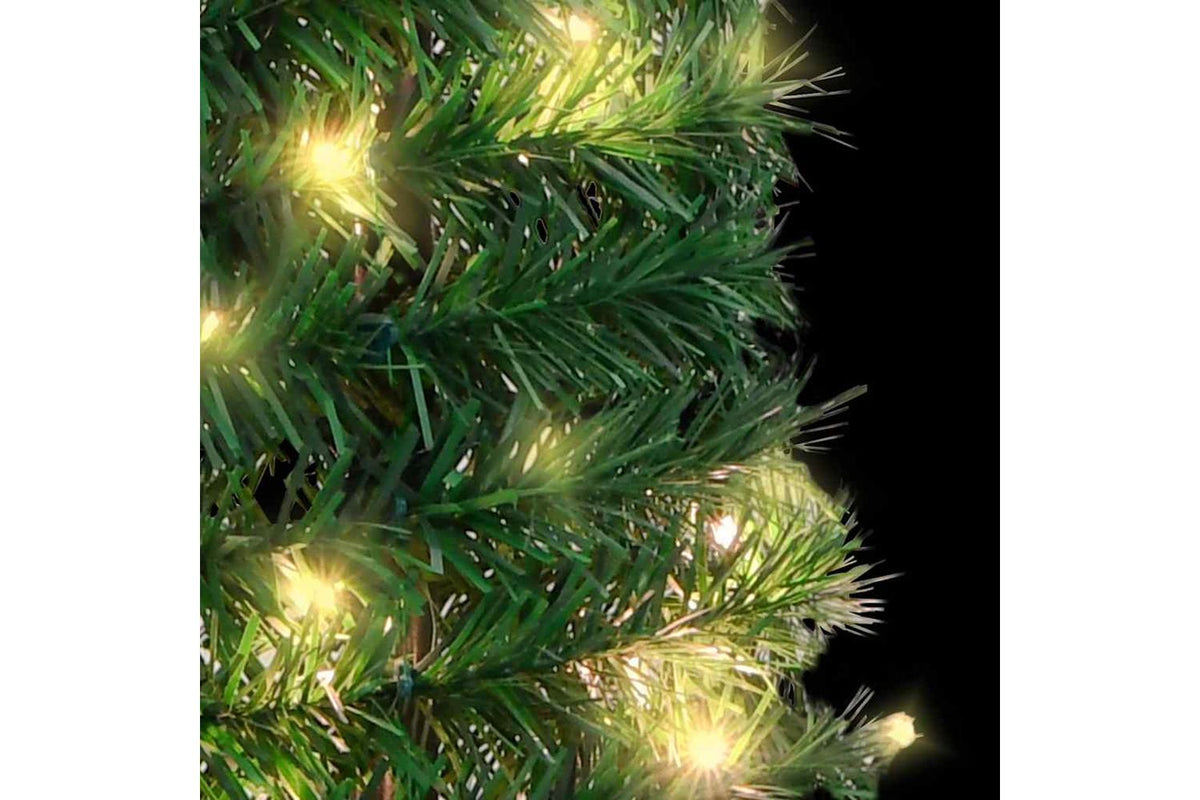 Vidaxl Artificial Christmas Tree Pop-up 50 Leds Green 120 Cm-4