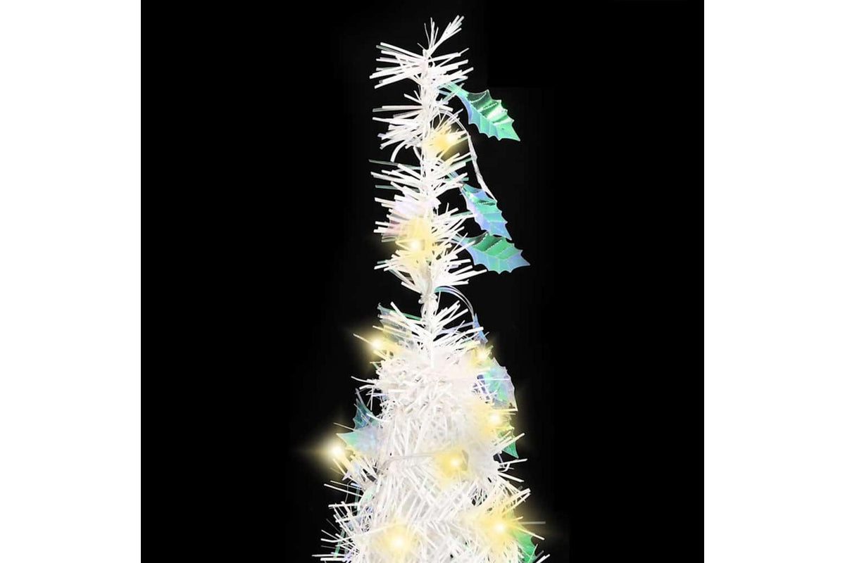Vidaxl Artificial Christmas Tree Pop-up 150 Leds White 180 Cm-3