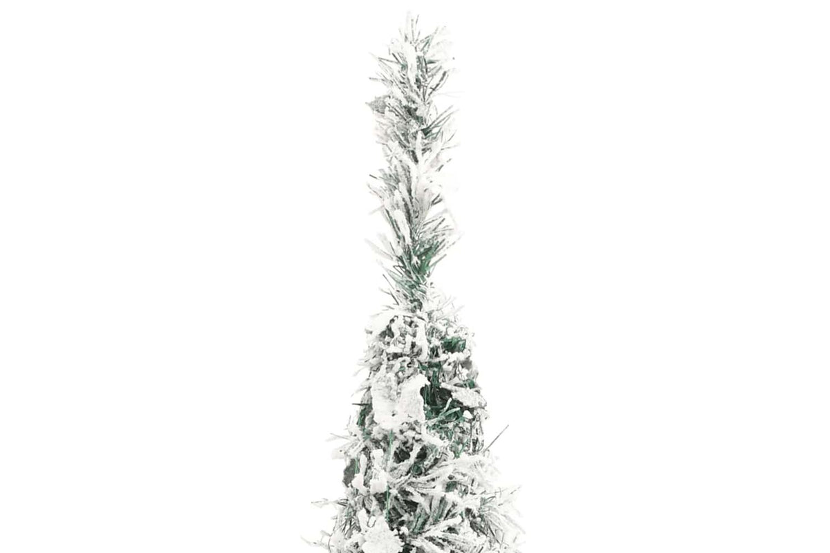 Vidaxl Artificial Christmas Tree Pop-up Flocked Snow 200 Leds 210 Cm-7