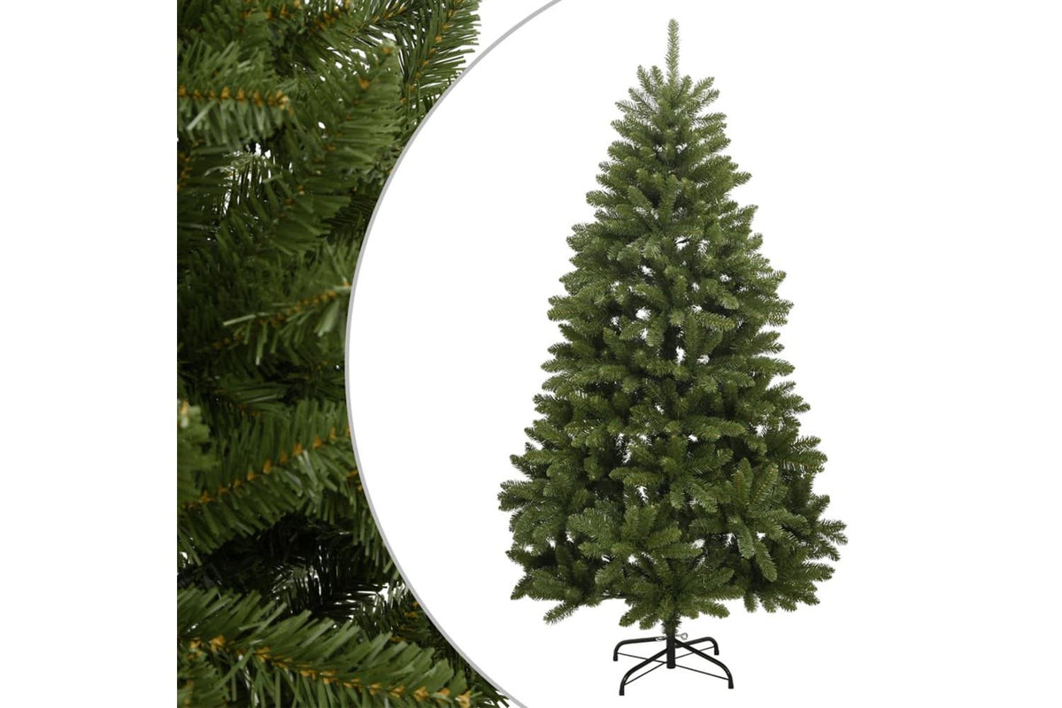Vidaxl Artificial Hinged Christmas Tree With Stand Green 210 Cm