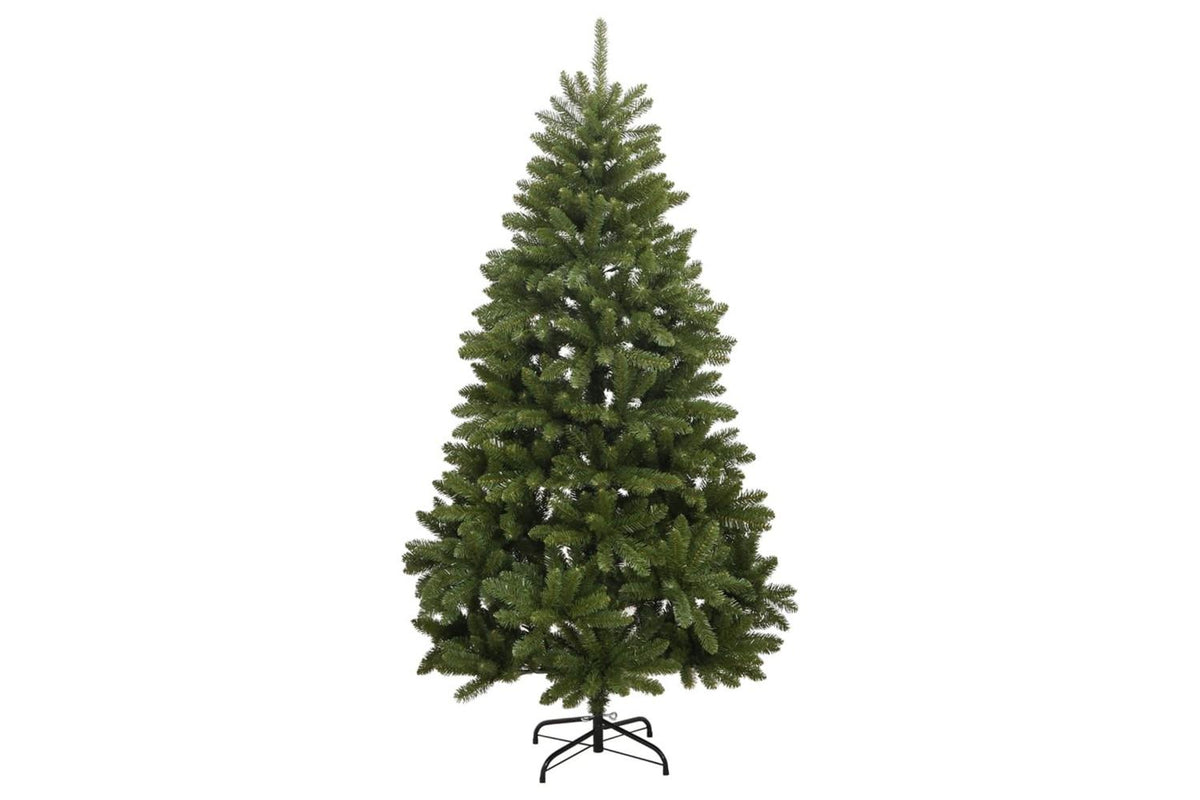 Vidaxl Artificial Hinged Christmas Tree With Stand Green 210 Cm-2