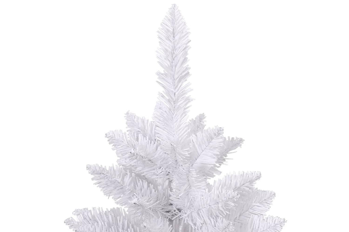 Vidaxl Artificial Hinged Christmas Tree With Stand White 300 Cm-3