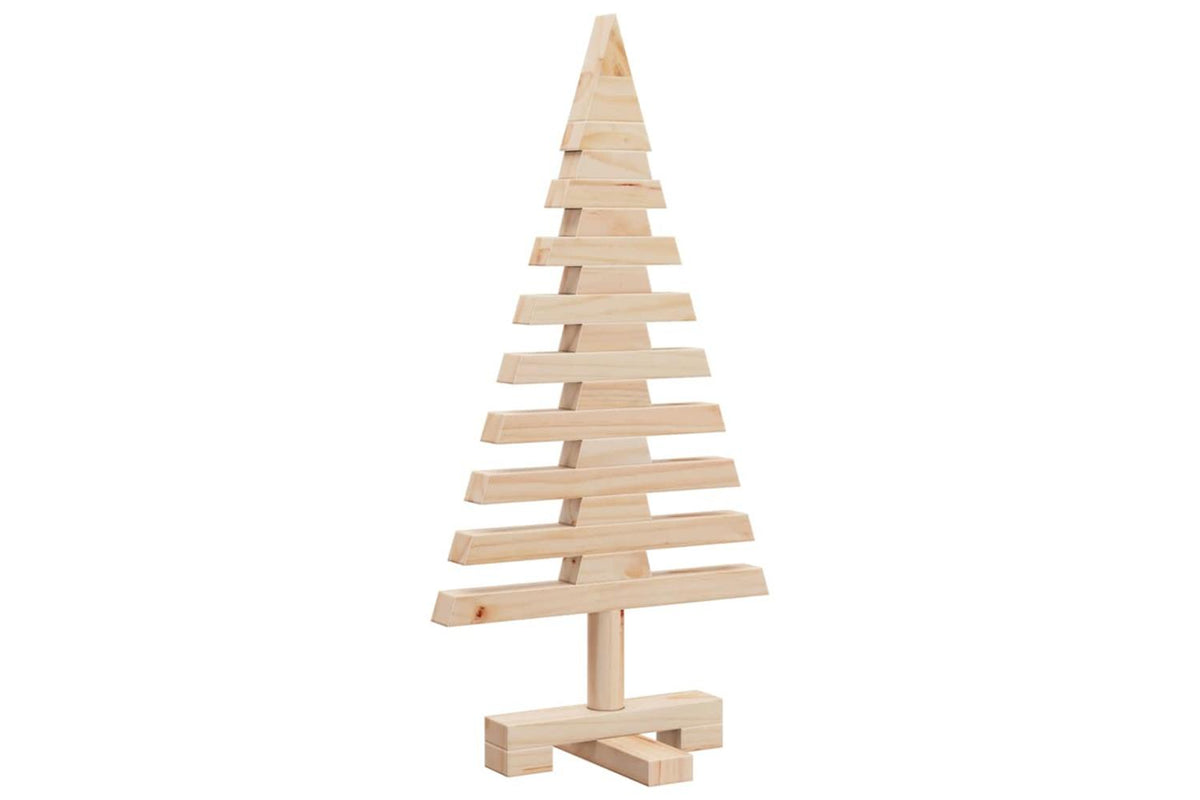 Vidaxl Wooden Christmas Tree For Decoration 60 Cm Solid Wood Pine-4
