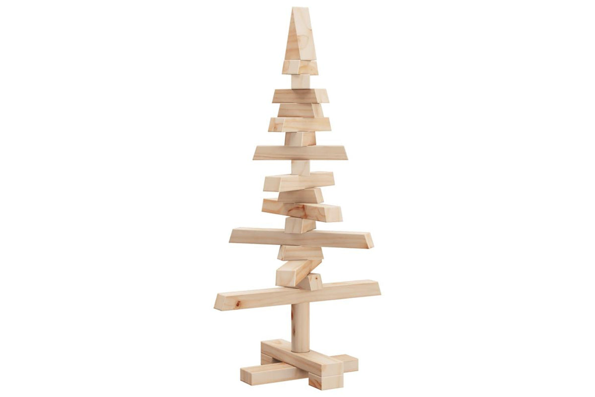 Vidaxl Wooden Christmas Tree For Decoration 60 Cm Solid Wood Pine-7