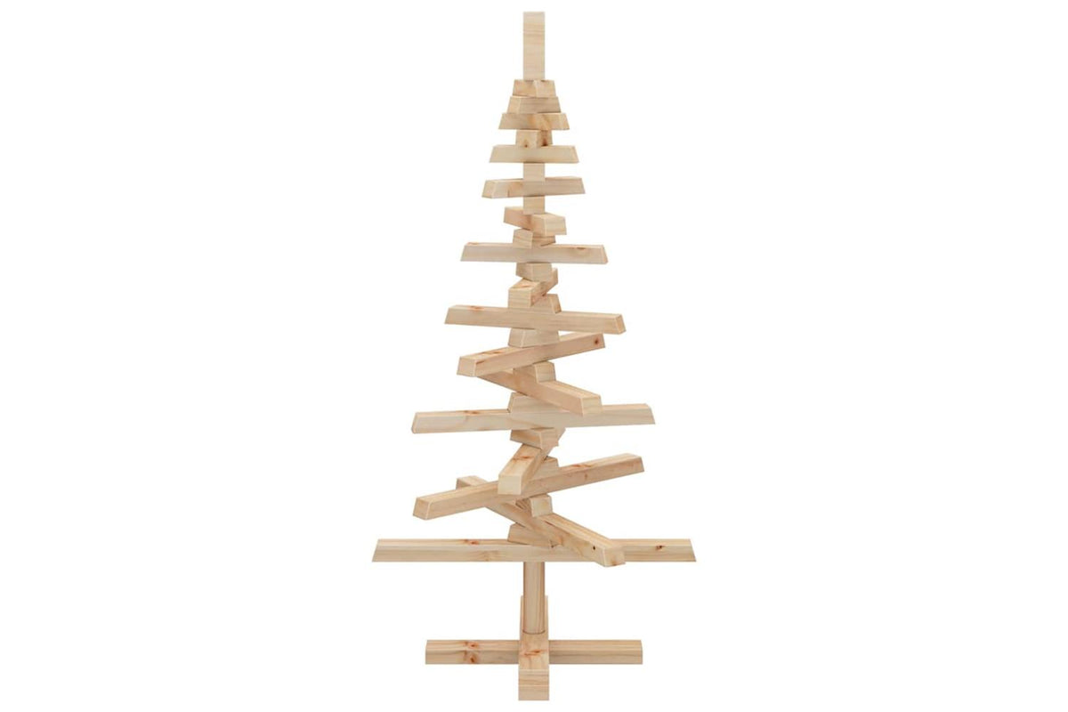Vidaxl Wooden Christmas Tree For Decoration 90 Cm Solid Wood Pine-7