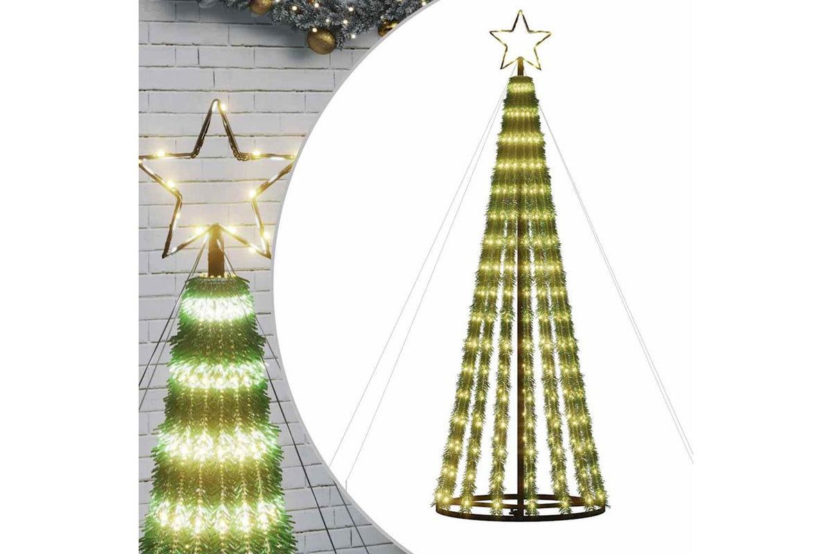 Vidaxl Led Christmas Tree 275 Leds Warm White 180 Cm-2