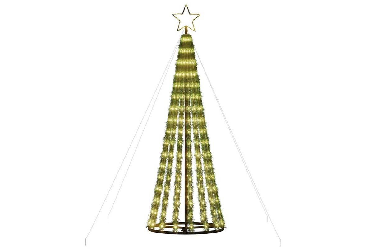 Vidaxl Led Christmas Tree 275 Leds Warm White 180 Cm-3