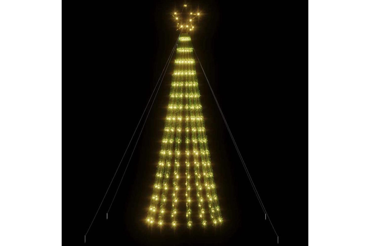 Vidaxl Led Christmas Tree 275 Leds Warm White 180 Cm-8