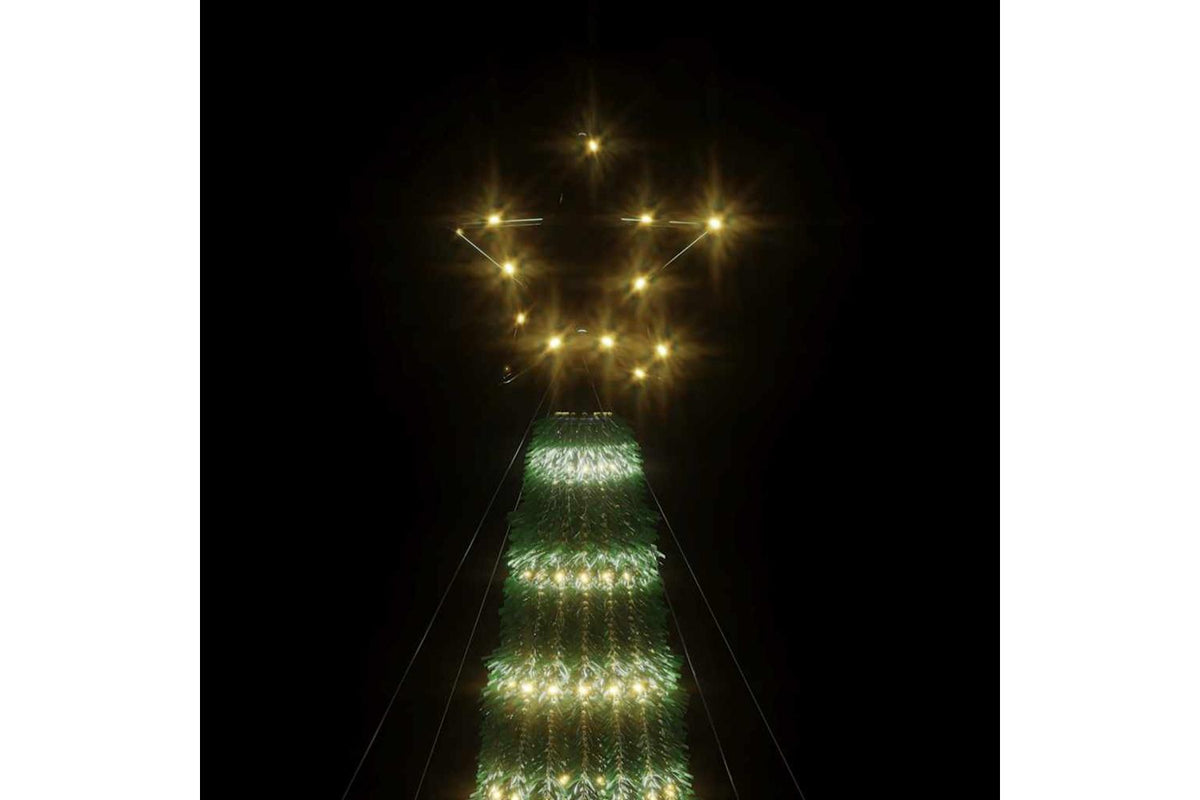 Vidaxl Led Christmas Tree 275 Leds Warm White 180 Cm-9