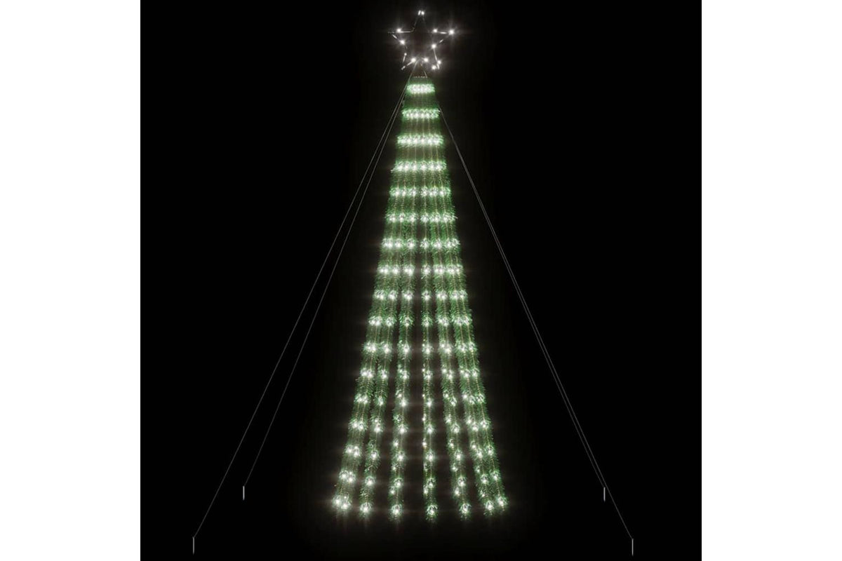 Vidaxl Led Christmas Tree 275 Leds Cold White 180 Cm-8
