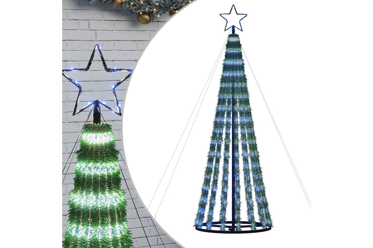 Vidaxl Led Christmas Tree 275 Leds Blue 180 Cm-2