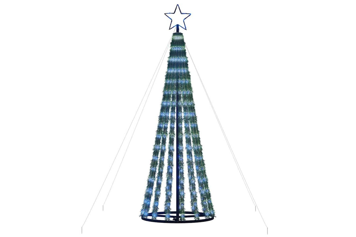 Vidaxl Led Christmas Tree 275 Leds Blue 180 Cm-3