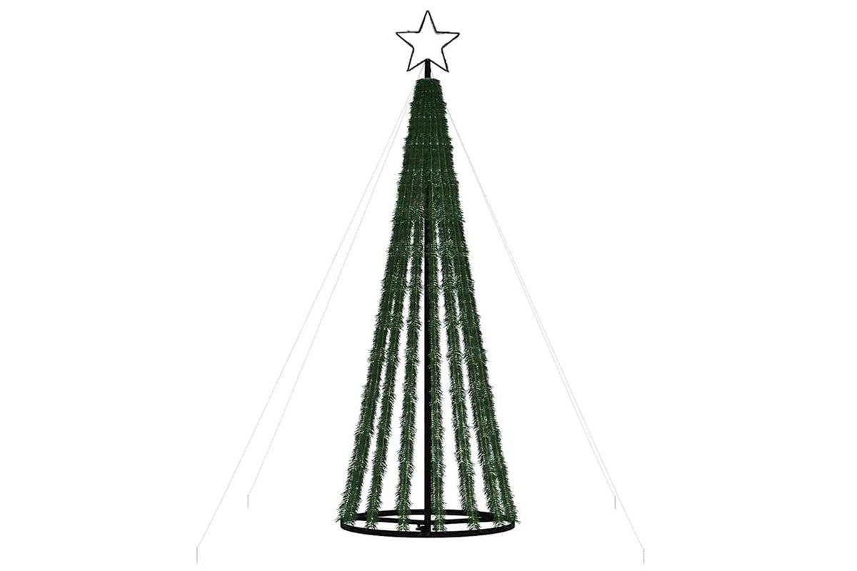 Vidaxl Led Christmas Tree 275 Leds Blue 180 Cm-4