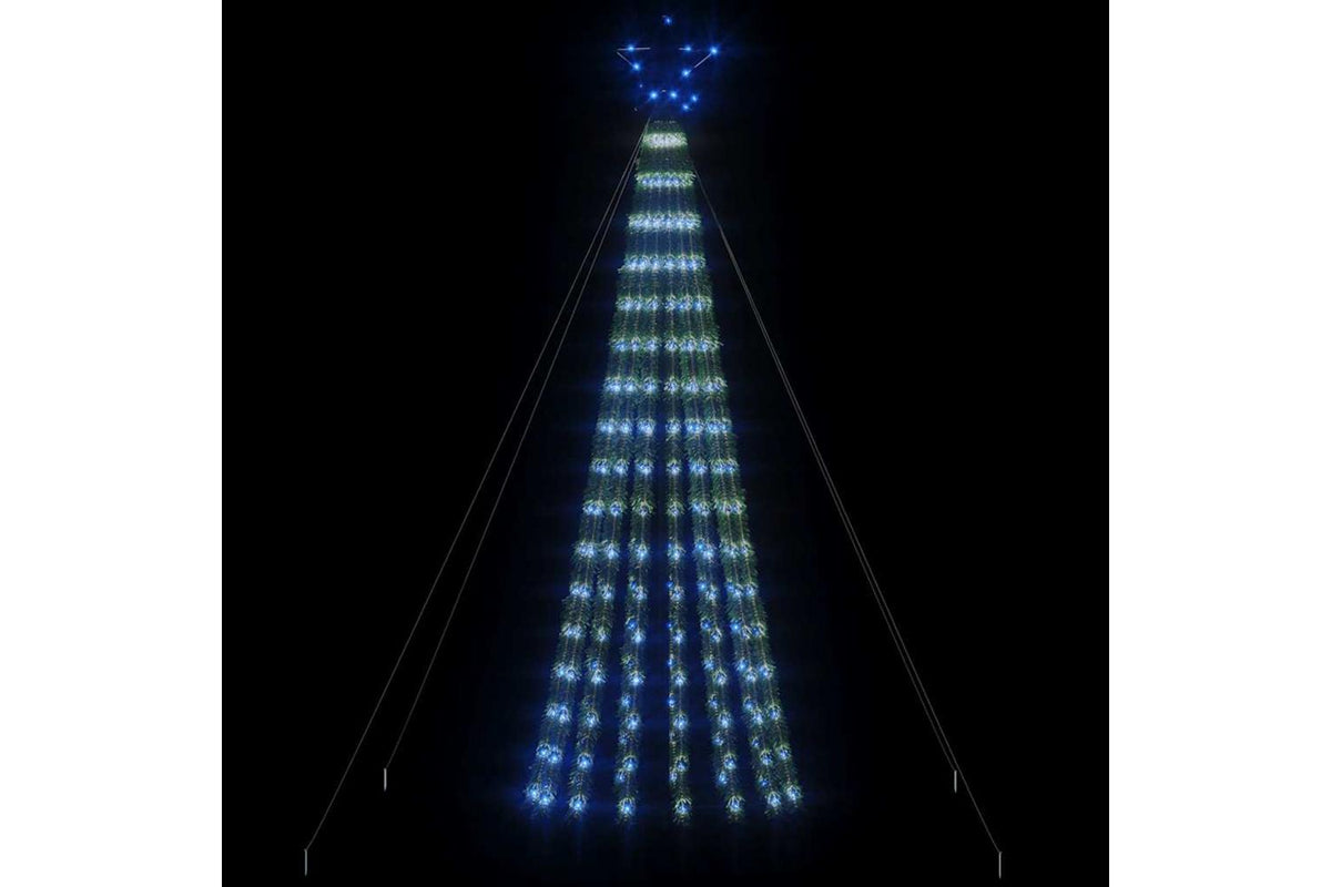 Vidaxl Led Christmas Tree 275 Leds Blue 180 Cm-8