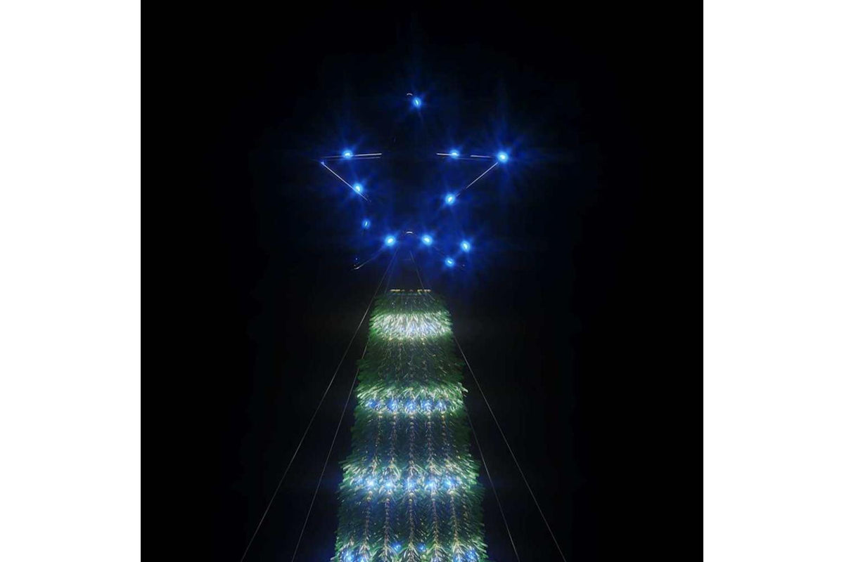 Vidaxl Led Christmas Tree 275 Leds Blue 180 Cm-9