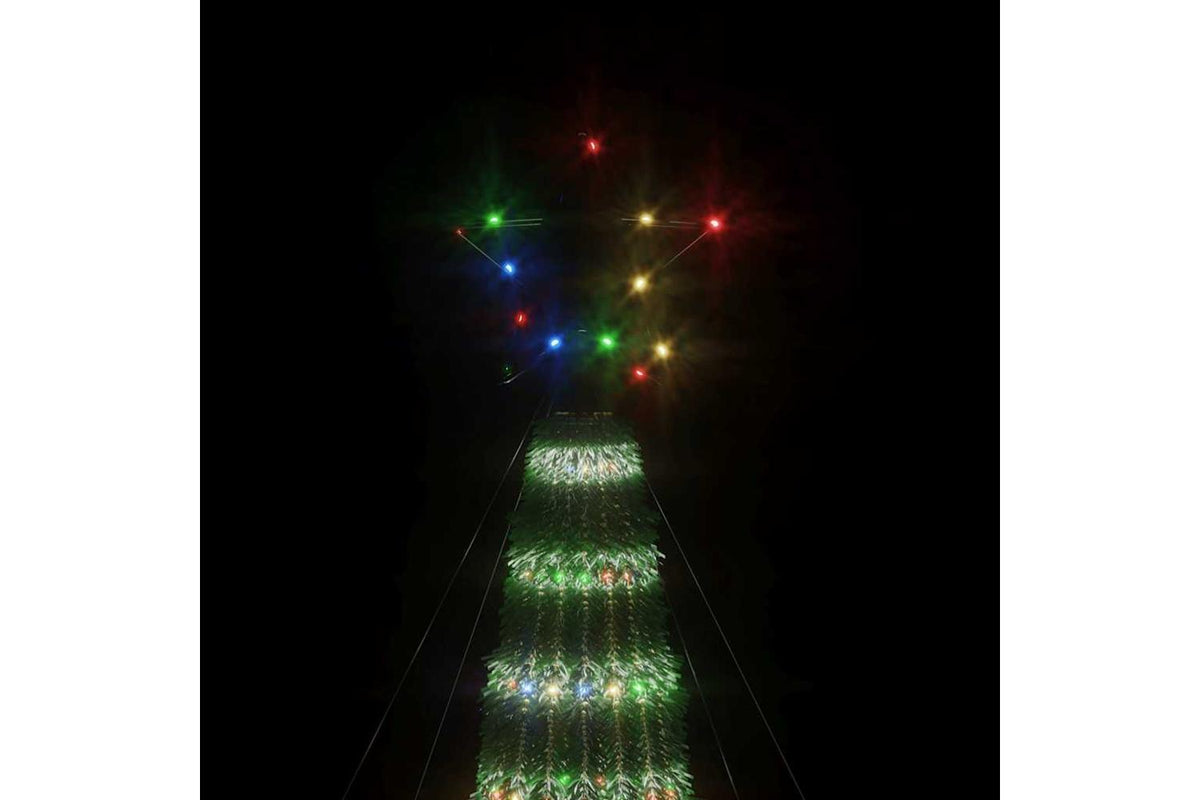 Vidaxl Led Christmas Tree 275 Leds Colourful 180 Cm-9