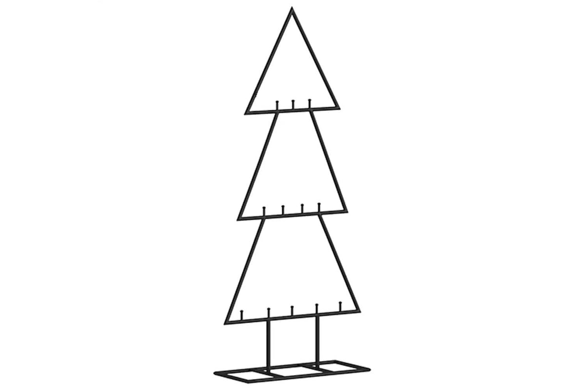Vidaxl Metal Christmas Tree For Decoration Black 60 Cm-2