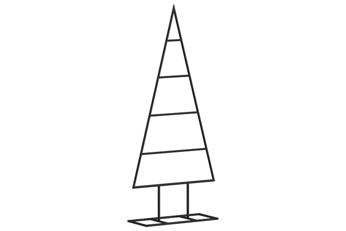Vidaxl Metal Christmas Tree For Decoration Black 60 Cm