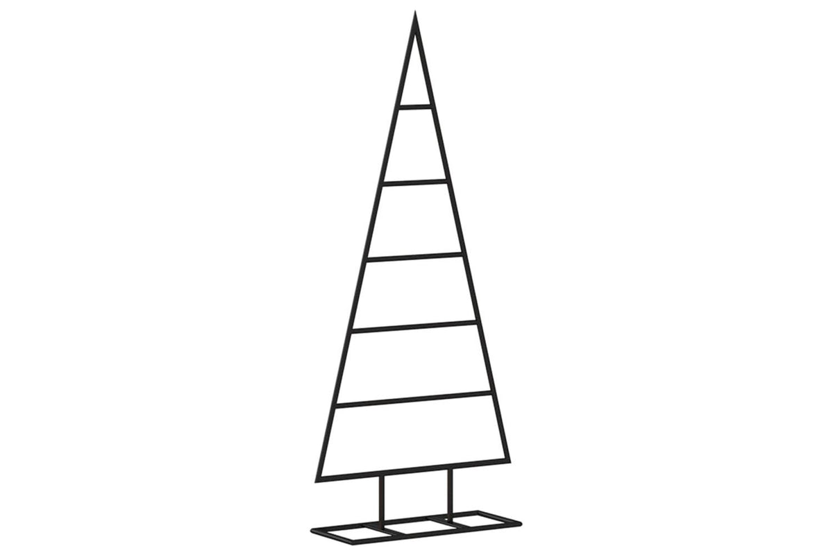 Vidaxl Metal Christmas Tree For Decoration Black 90 Cm
