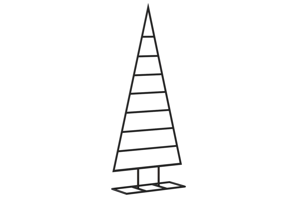 Vidaxl Metal Christmas Tree For Decoration Black 125 Cm
