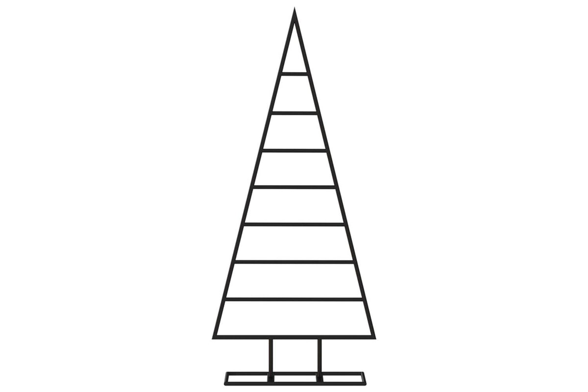 Vidaxl Metal Christmas Tree For Decoration Black 125 Cm-3