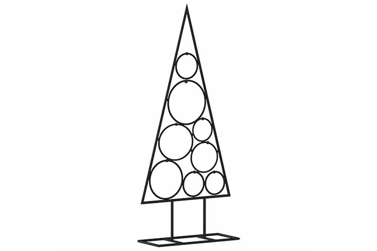 Vidaxl Metal Christmas Tree For Decoration Black 60 Cm-2