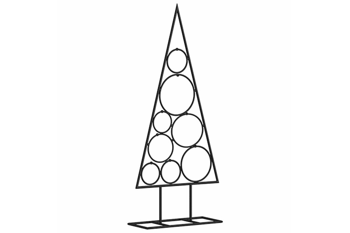 Vidaxl Metal Christmas Tree For Decoration Black 60 Cm-5