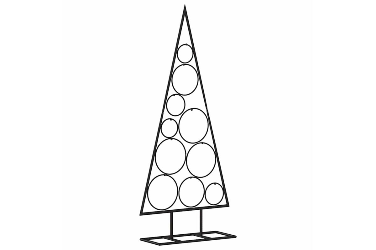 Vidaxl Metal Christmas Tree For Decoration Black 90 Cm-2
