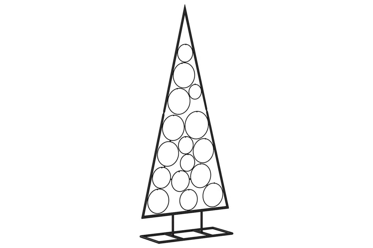 Vidaxl Metal Christmas Tree For Decoration Black 125 Cm