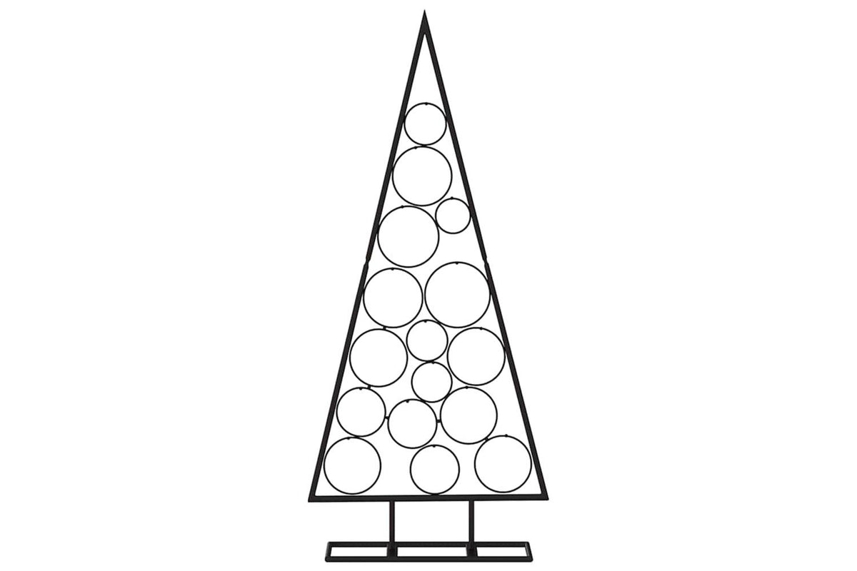 Vidaxl Metal Christmas Tree For Decoration Black 125 Cm-3