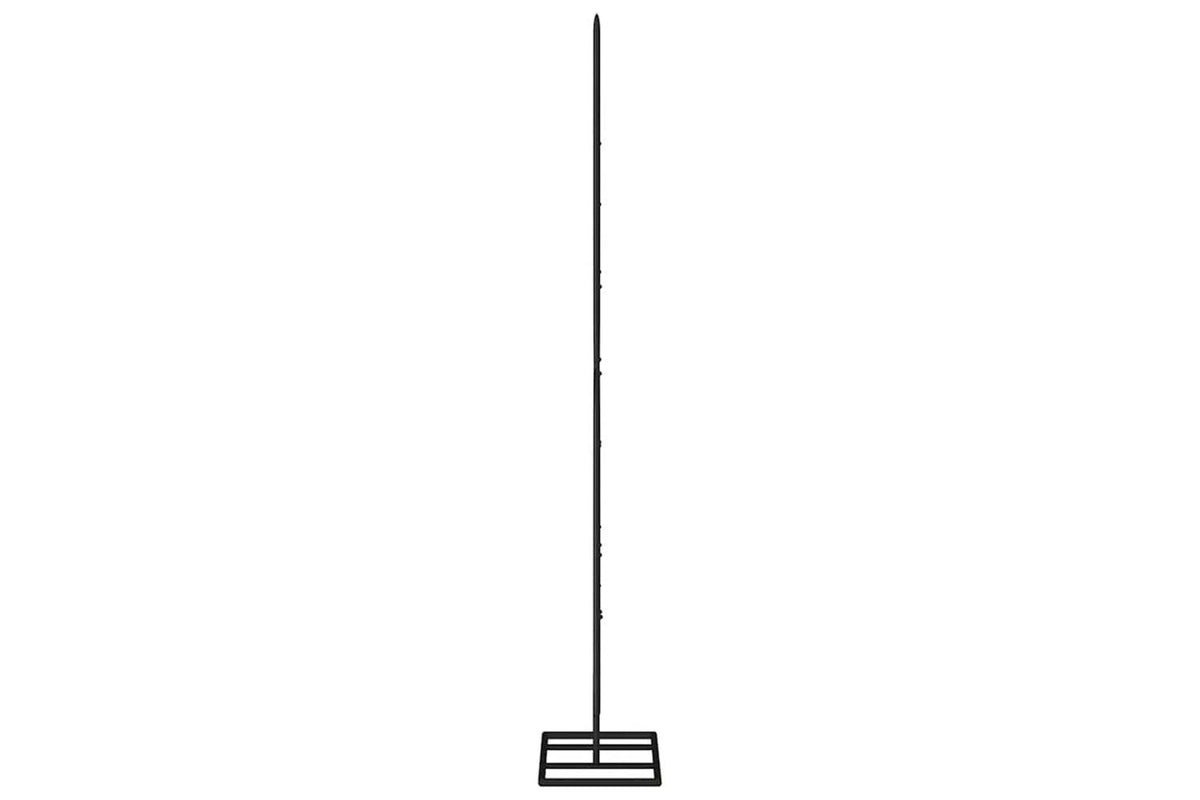 Vidaxl Metal Christmas Tree For Decoration Black 125 Cm-4