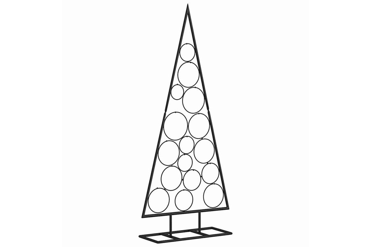 Vidaxl Metal Christmas Tree For Decoration Black 125 Cm-5