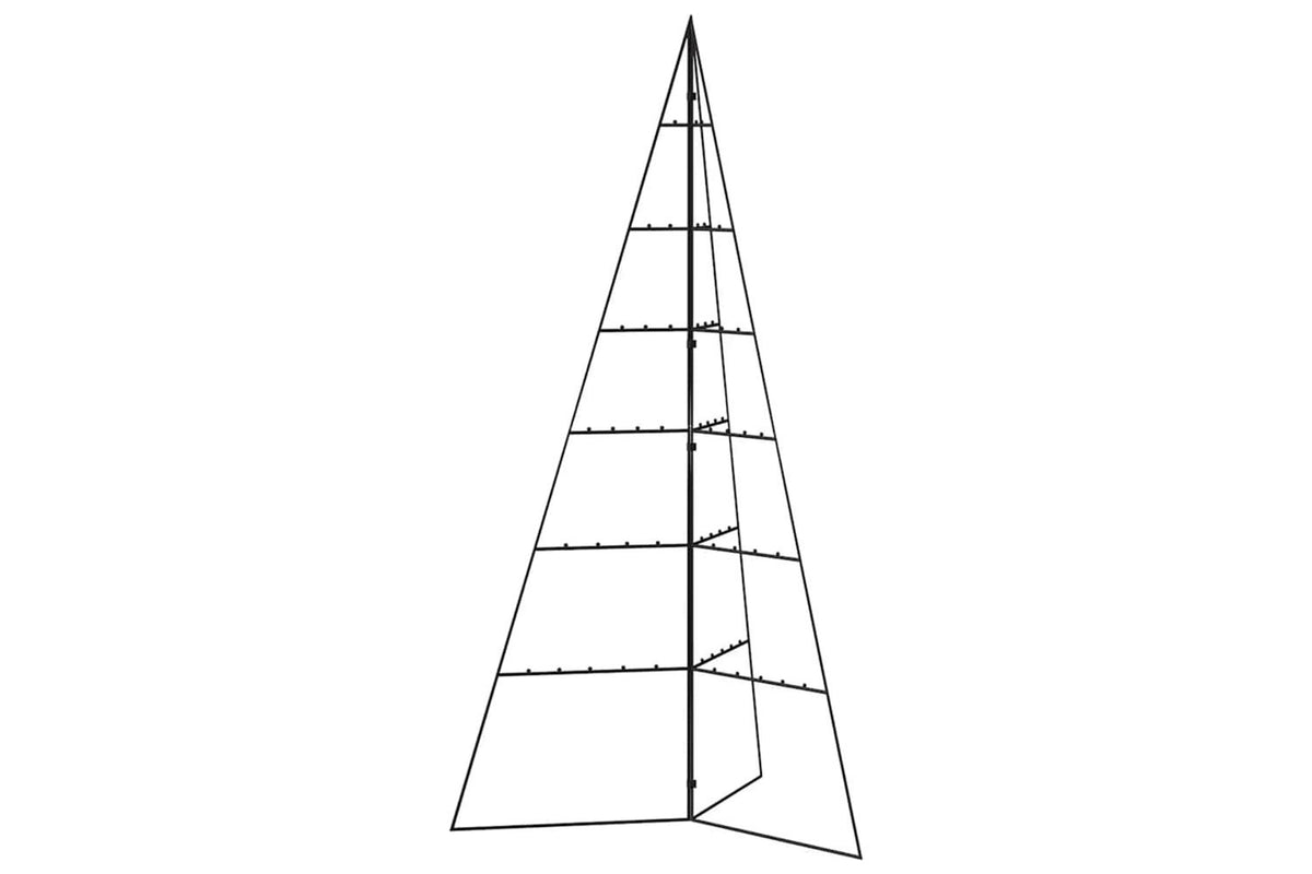Vidaxl Metal Christmas Tree For Decoration Black 140 Cm-2