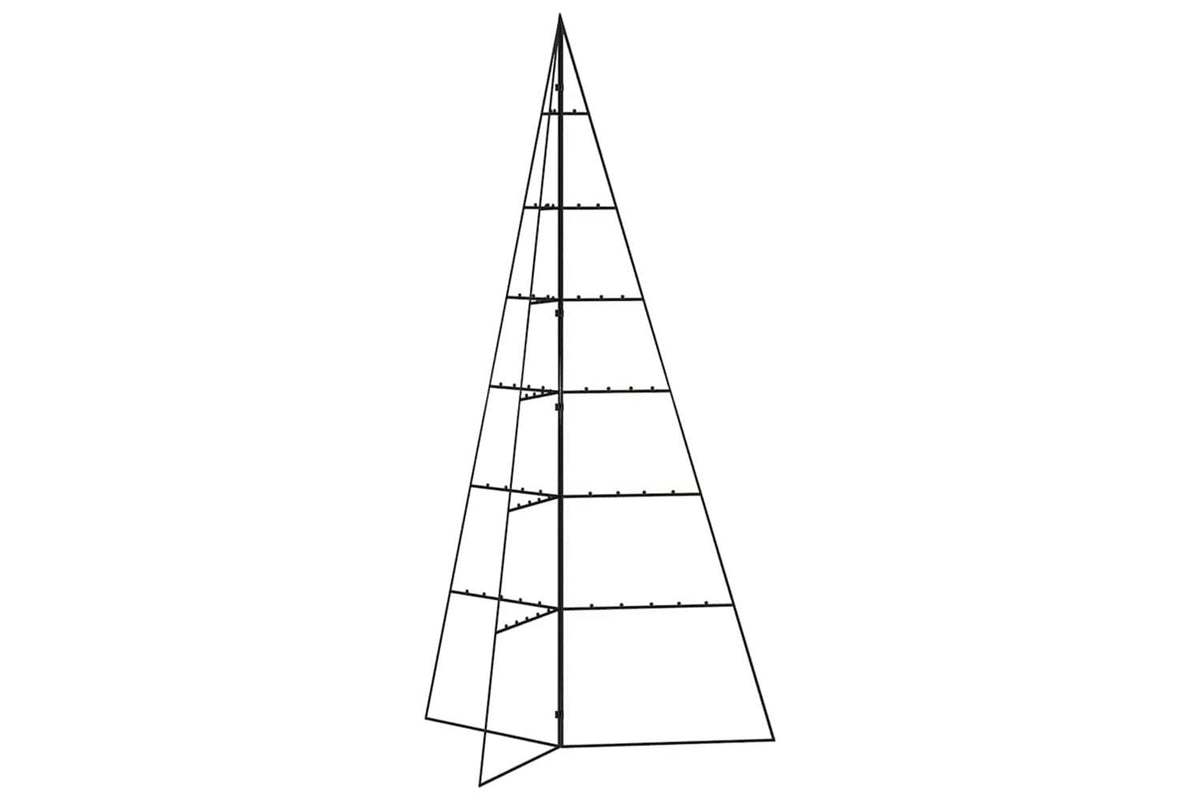 Vidaxl Metal Christmas Tree For Decoration Black 140 Cm-3