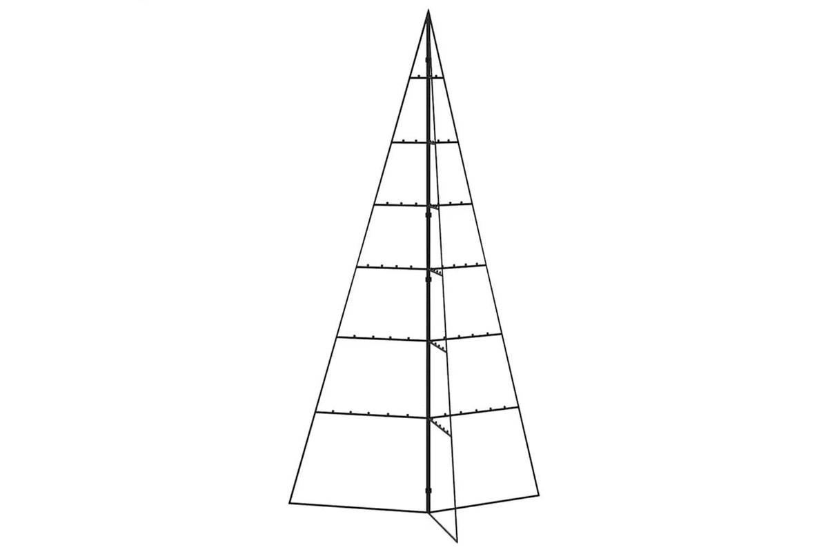 Vidaxl Metal Christmas Tree For Decoration Black 140 Cm-4