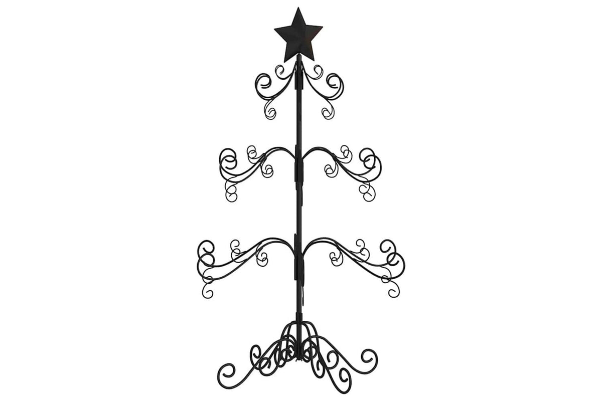 Vidaxl Metal Christmas Tree For Decoration Black 90 Cm-2