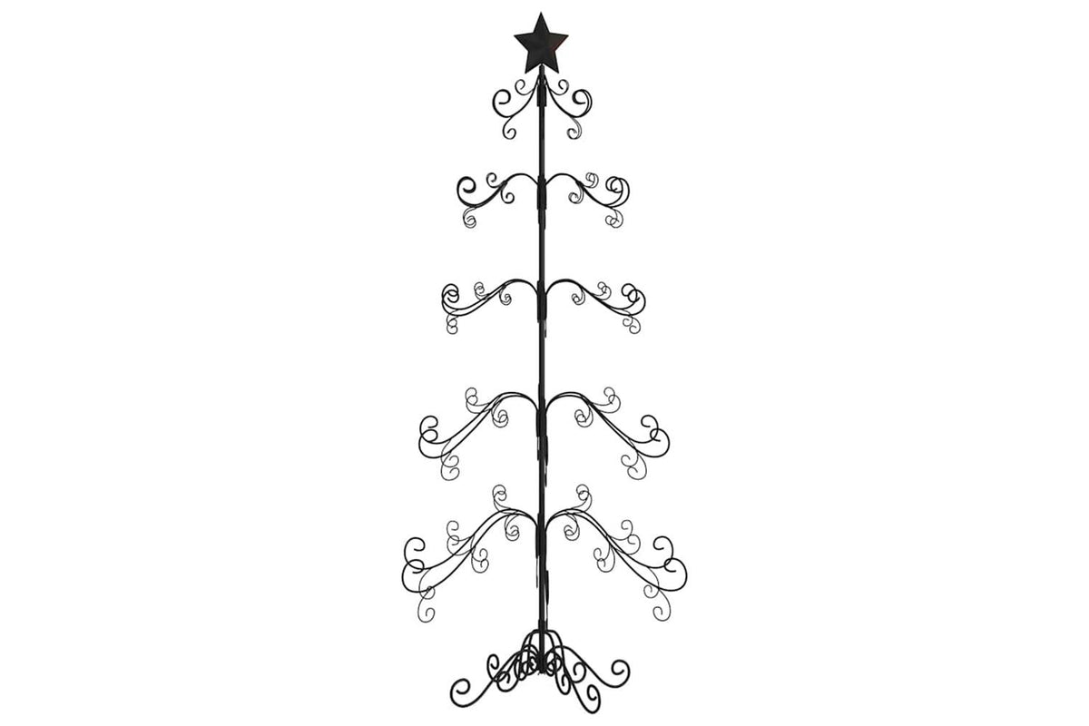 Vidaxl Metal Christmas Tree For Decoration Black 150 Cm-2