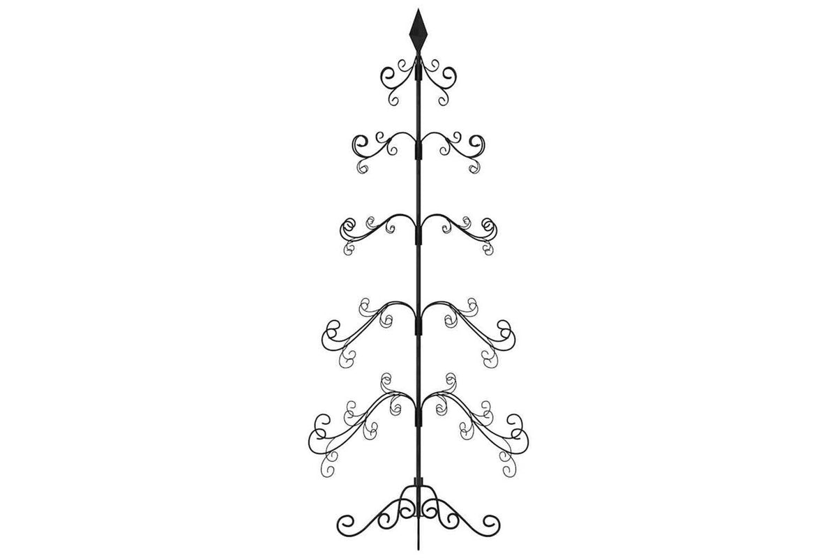 Vidaxl Metal Christmas Tree For Decoration Black 150 Cm-5