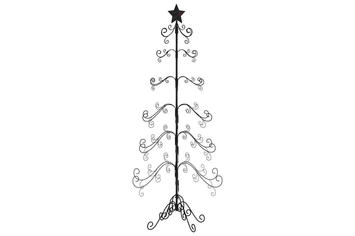 Vidaxl Metal Christmas Tree For Decoration Black 180 Cm-2