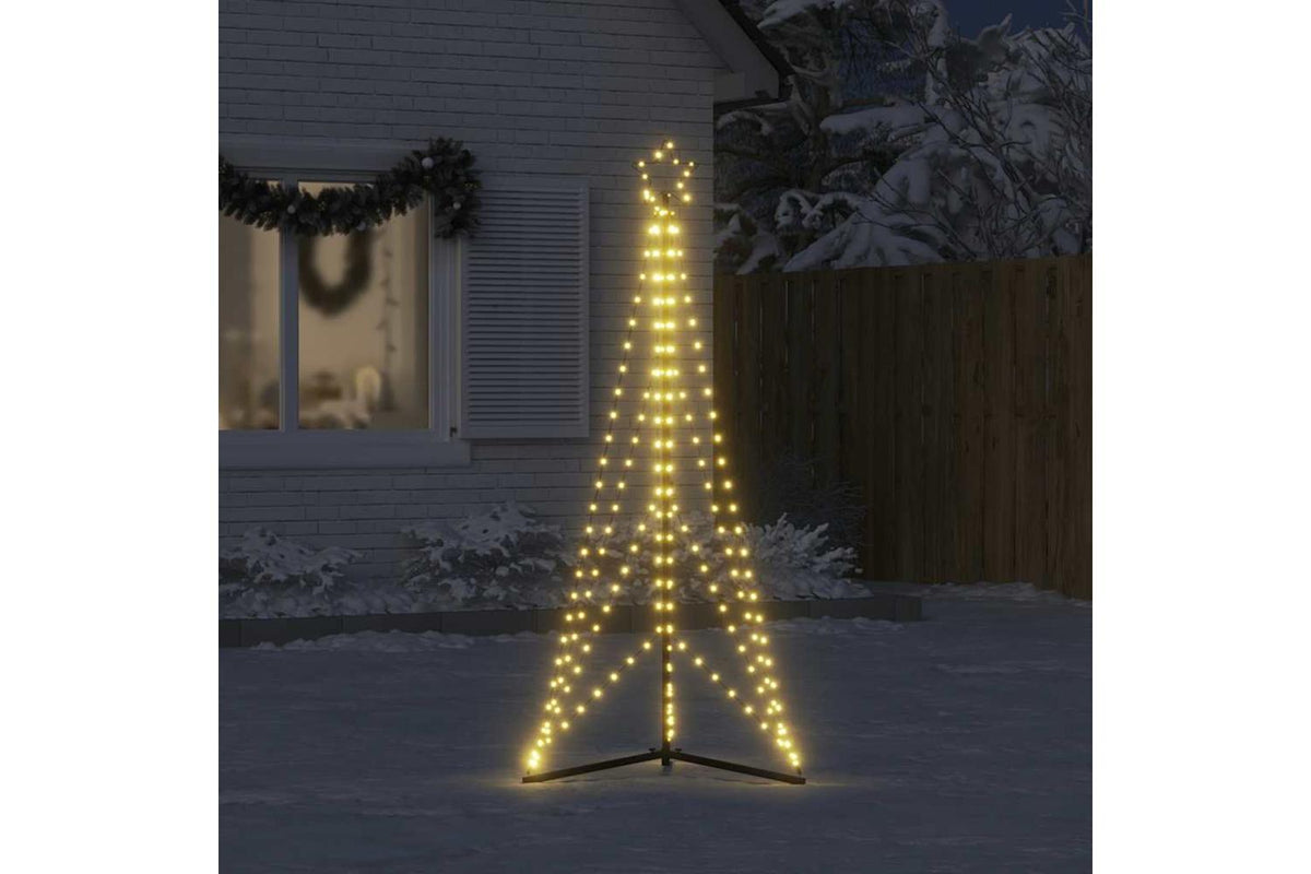 Vidaxl Led Christmas Tree 363 Leds Warm White 182 Cm-3
