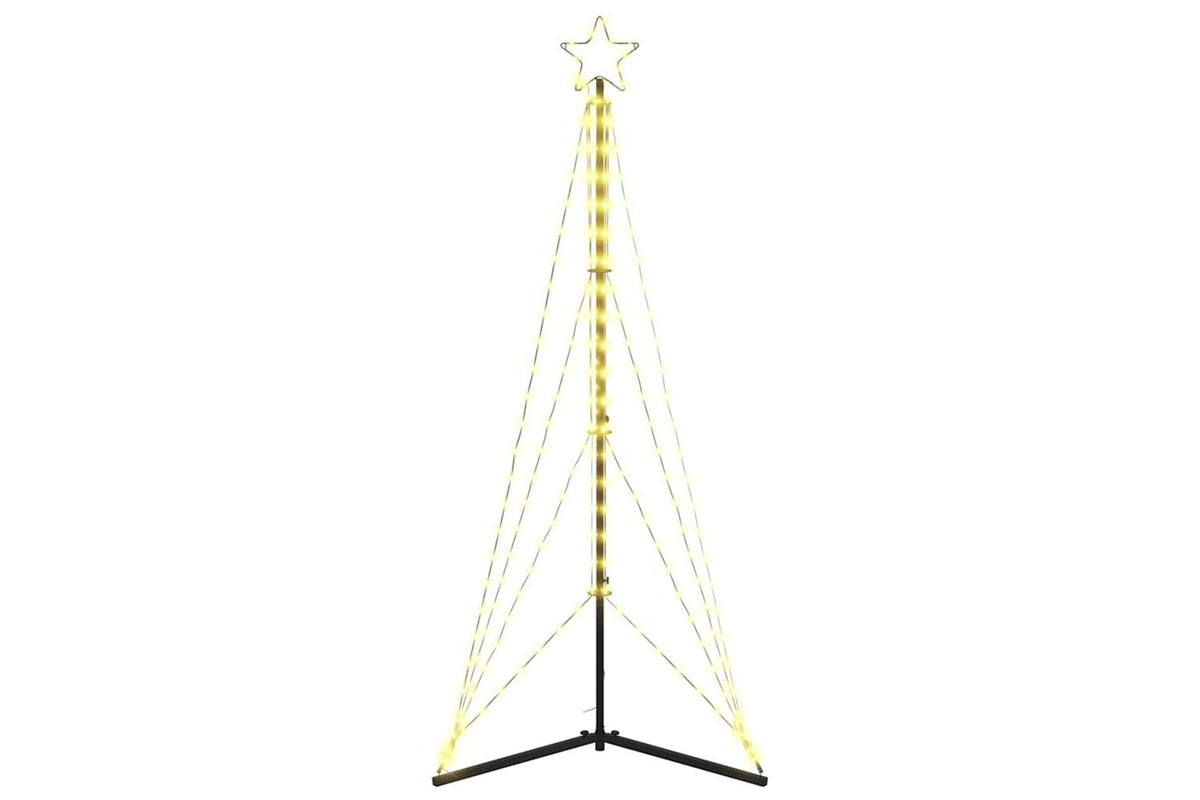 Vidaxl Led Christmas Tree 363 Leds Warm White 182 Cm-6