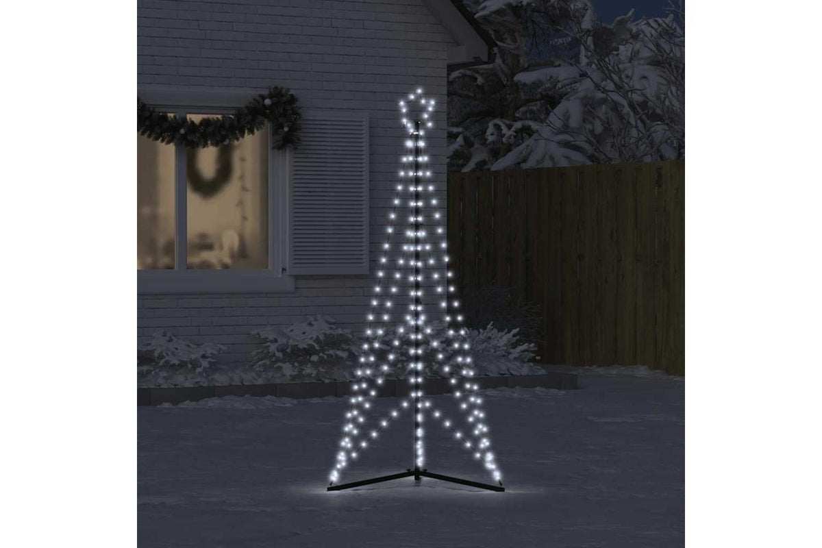 Vidaxl Led Christmas Tree 363 Leds Cold White 182 Cm-3