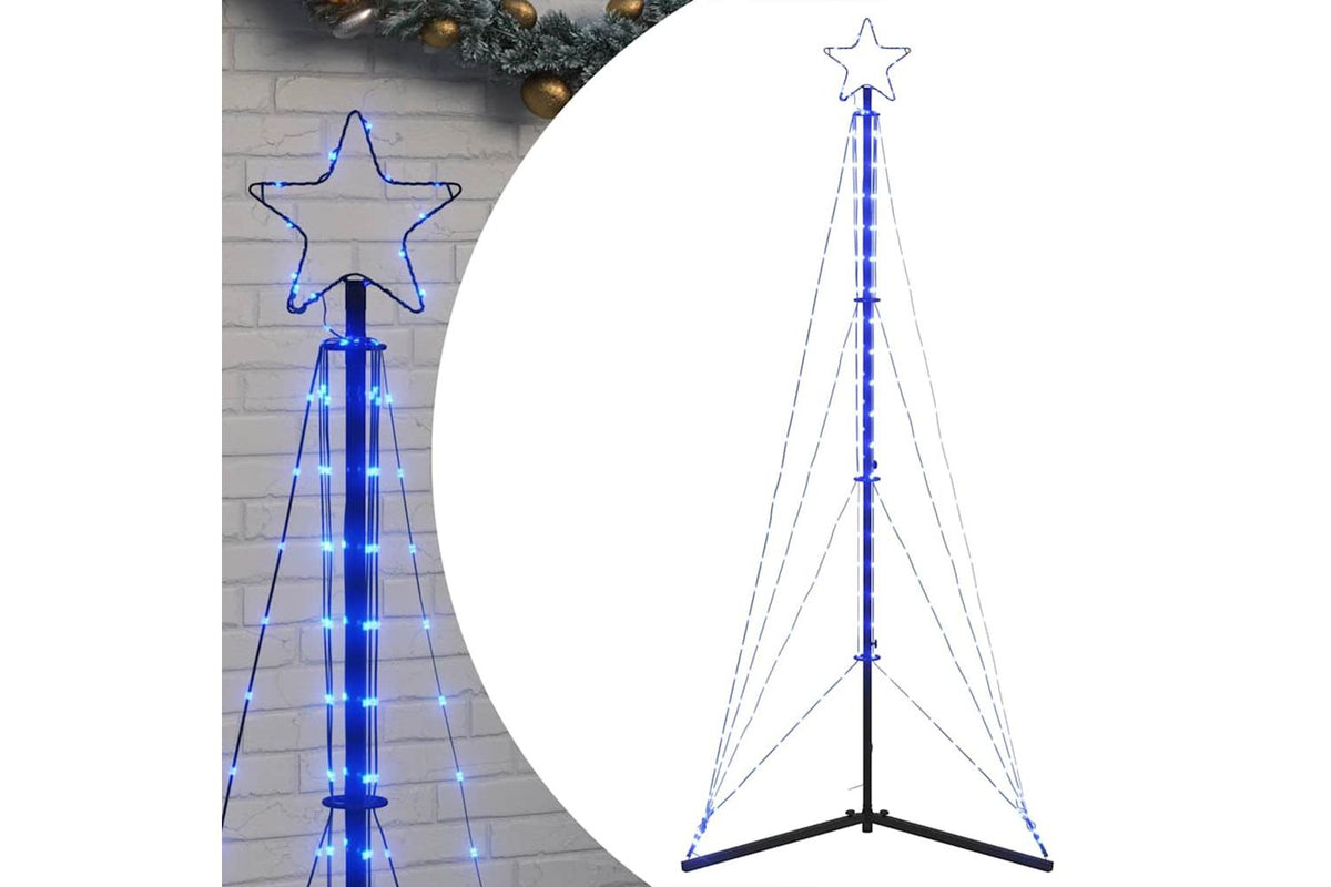 Vidaxl Led Christmas Tree 363 Leds Blue 182 Cm-2