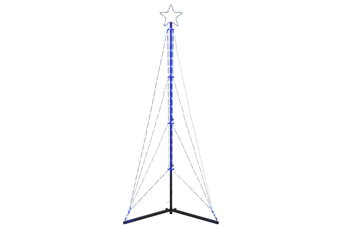 Vidaxl Led Christmas Tree 363 Leds Blue 182 Cm-4
