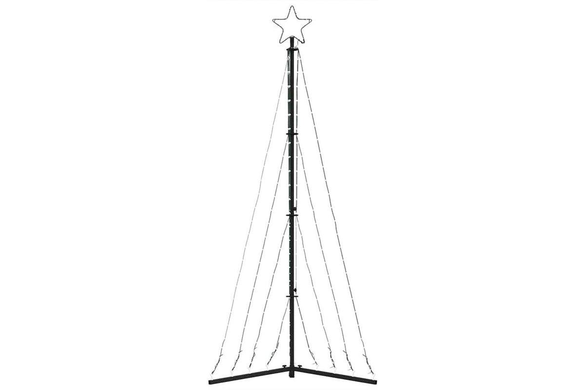 Vidaxl Led Christmas Tree 339 Leds Warm White 187 Cm-5