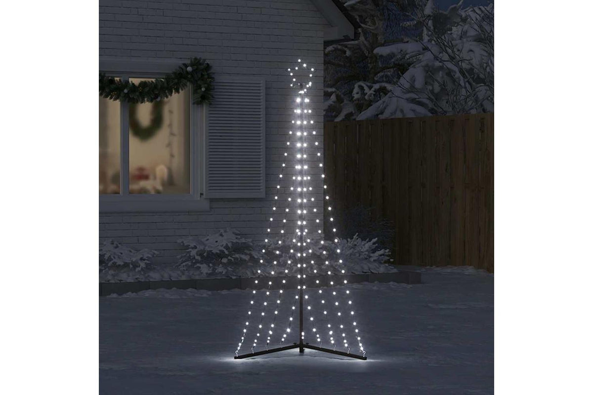Vidaxl Led Christmas Tree 339 Leds Cold White 187 Cm-3