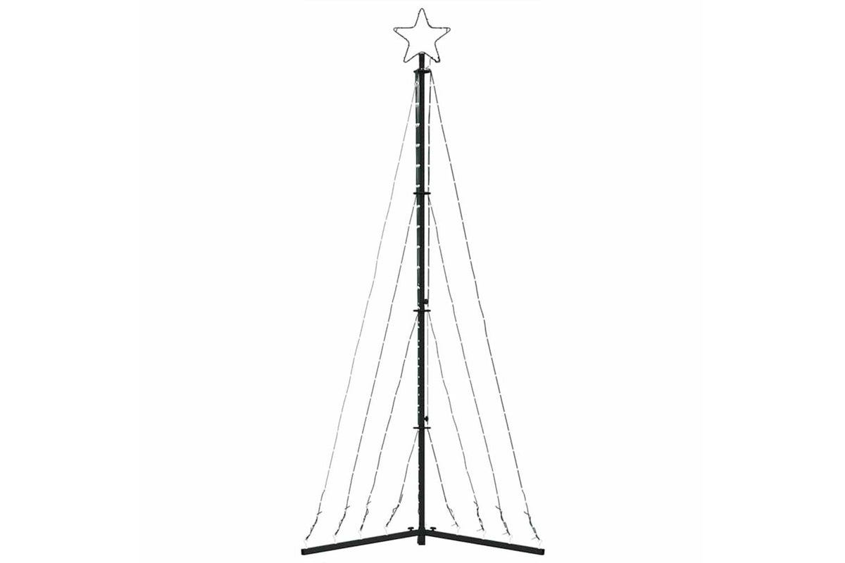 Vidaxl Led Christmas Tree 339 Leds Cold White 187 Cm-5
