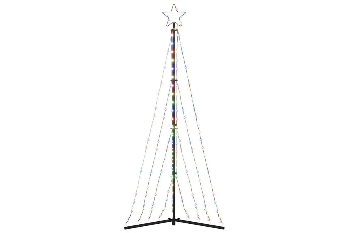 Vidaxl Led Christmas Tree 339 Leds Colourful 187 Cm-6